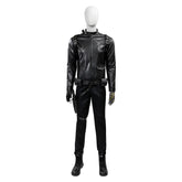 Thunderbolts (2025) Winter Soldier Bucky Barnes Black Leather Set Outfits Cosplay Costume